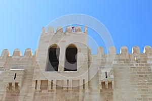 Commander room in Citadel of Qaitbay, Egypt.