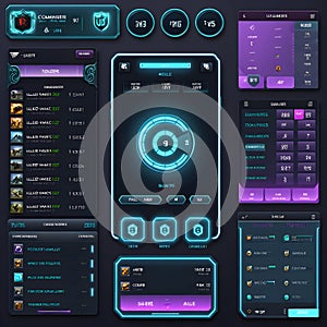 Commander RTS Game UI Kit for Mobile Strategy Game Interface