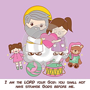 Commandment of God`s law