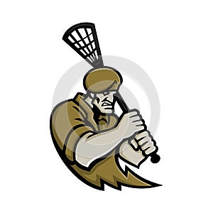 Commando Lacrosse Mascot