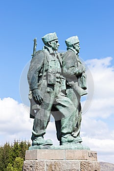 Commando Memorial at Spean Bridge, Highlands, Scotland