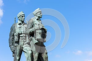 Commando Memorial at Spean Bridge, Highlands, Scotland