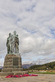 Commando Memorial at Spean Bridge in Scotland.