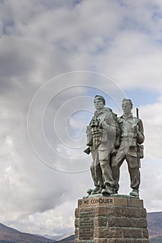 Commando Memorial at Spean Bridge in Scotland.