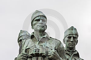 Commando Memorial at Spean Bridge in Scotland.