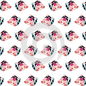 Commando piggy - sticker pattern 24