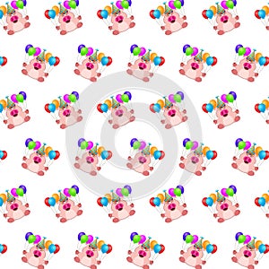 Commando piggy - sticker pattern 36