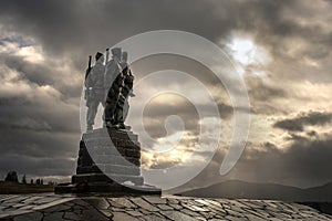 Commando statue in the Great Glen