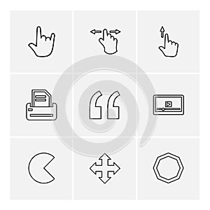 commas , dot , slash , hands , pointer , arrows , directions ,