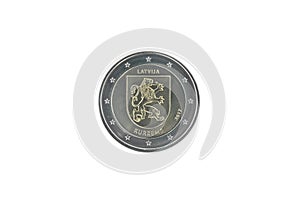 Commemorative 2 euro coin of Latvia