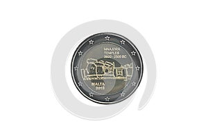 Commemorative 2 euro coin of Malta