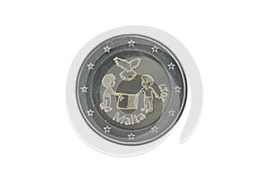 Commemorative 2 euro coin of Malta