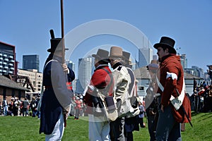 Commemorative ceremonies at Fort York