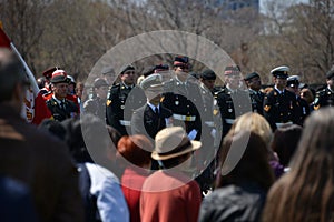 Commemorative ceremonies at Fort York