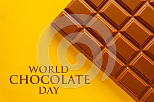 Commemorative poster for World Chocolate Day photo