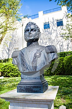 Commemorative Sculpture bust of OHiggins statue photo