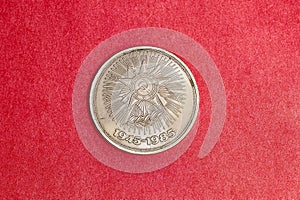 Commemorative USSR coin one ruble dedicated to 40th anniversary of victory in the great Patriotic war 1941-1945