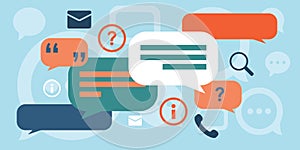 Comments speech horizontal