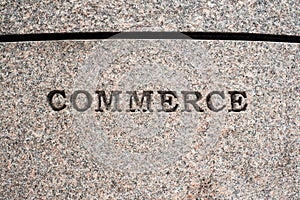 Commerce sign