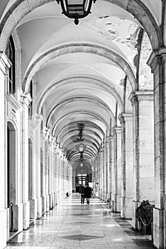 Commerce Square in Lisbon, Portugal