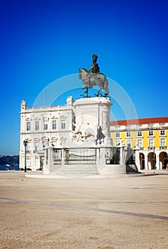 Commerce square in Lisbon, Portugal