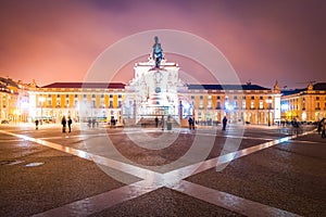 Commerce square in Lisbon, Portugal