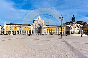 Commerce Square in Lisbon, Portugal