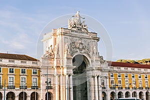 Commerce Square is the most important square in Lisbon, Portugal