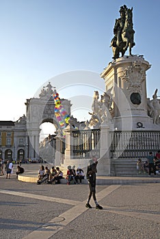 Commerce square (Praca do Comercio) in Lisbon