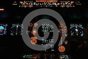 Commercial aircraft panel