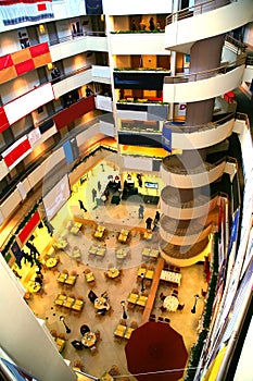Commercial center inside