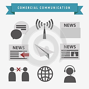 Commercial Connection Icon Set