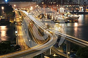 Commercial container port