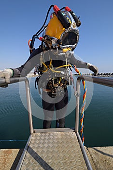 Commercial diver photo