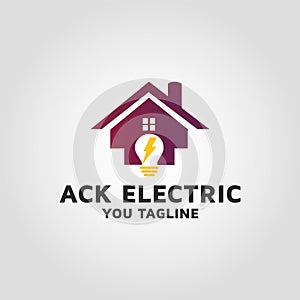 Commercial electrical company logo design 02