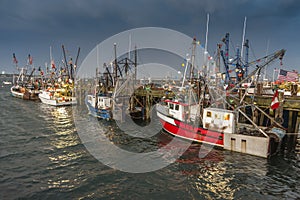 Commercial fishing boats