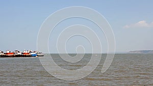 Commercial fishing boats based at port