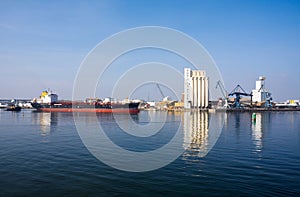 Commercial harbour photo