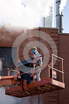 Commercial Painter Suited Up