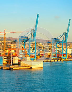 Commercial port, Italy