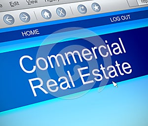 Commercial real estate concept.