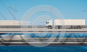 Commercial Vehicles over the Double Decker Bridge