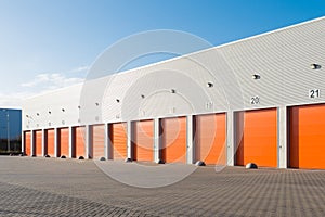 Commercial warehouse exterior