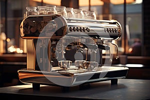 Commercialgrade espresso machines with builtin gri