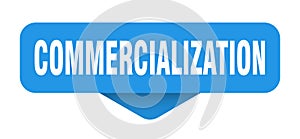 commercialization sticker. commercialization sign on transparent background
