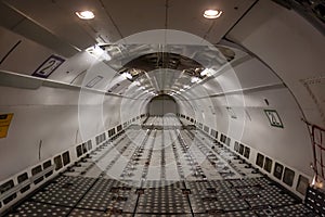 Commerical Cargo Aircraft On The Tarmac Of An International Airport