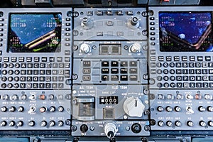 Commerical Cargo Aircraft On The Tarmac Of An International Airport