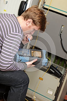 Commissioning of fibre optic