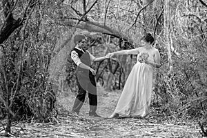 Committed Couple Dancing Together