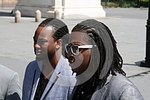 Committed perform a session in Washington Square Park
